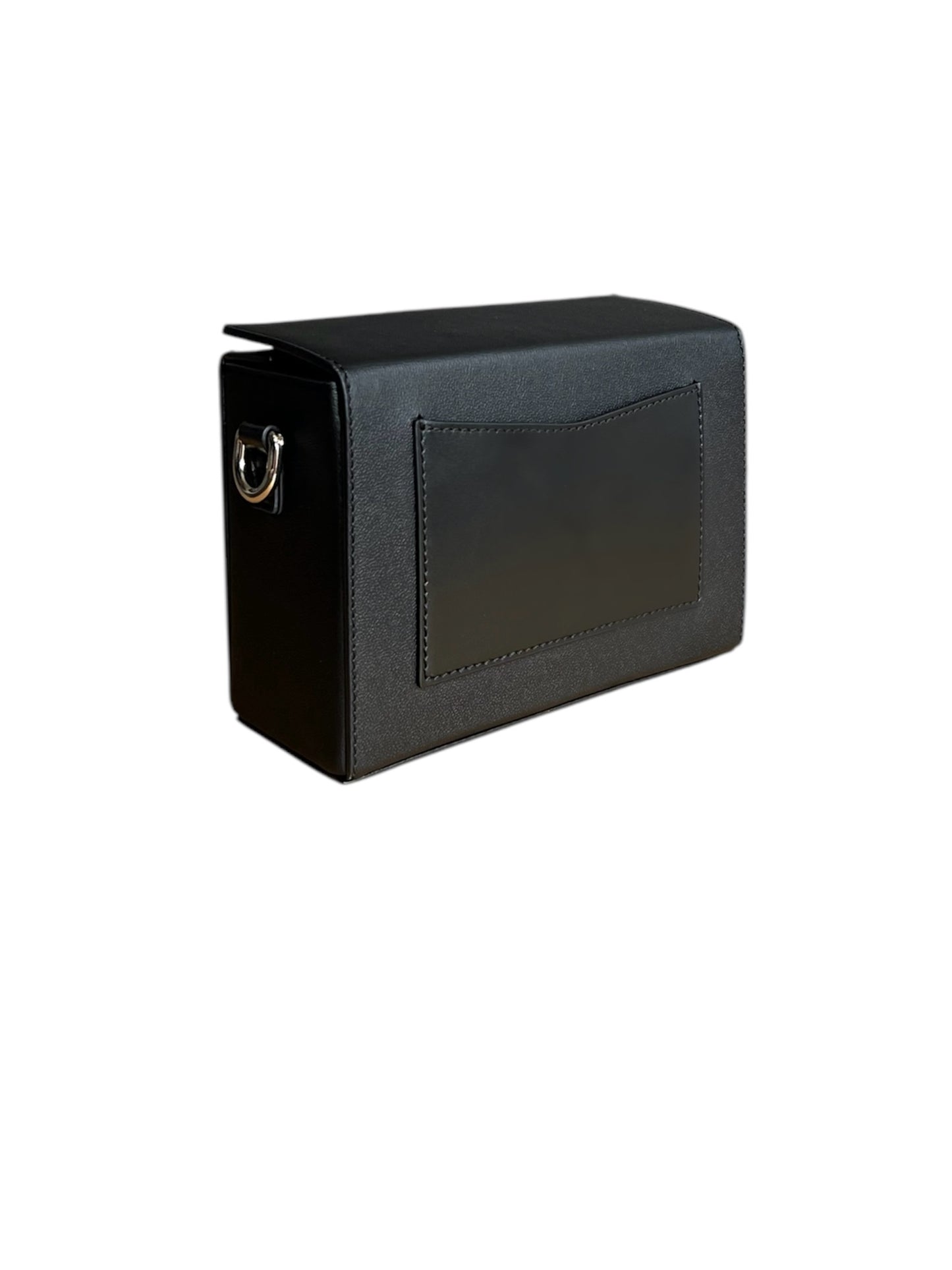 Black Box Leather Bag For Her
