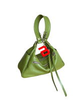 Load image into Gallery viewer, Green Leather City Rush Bag
