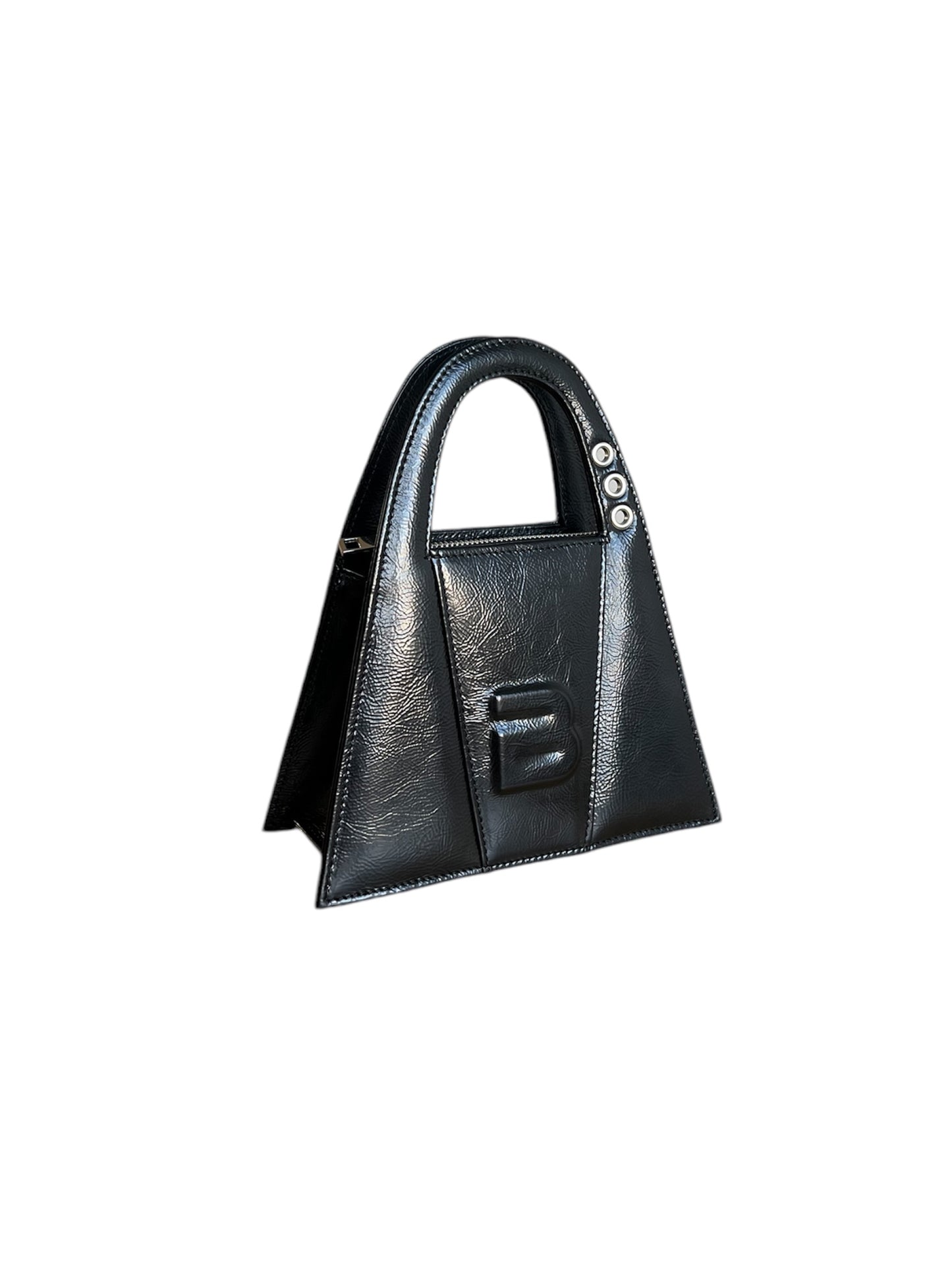 Black Patent Leather Minnie Lock Bag LIMITED EDITION