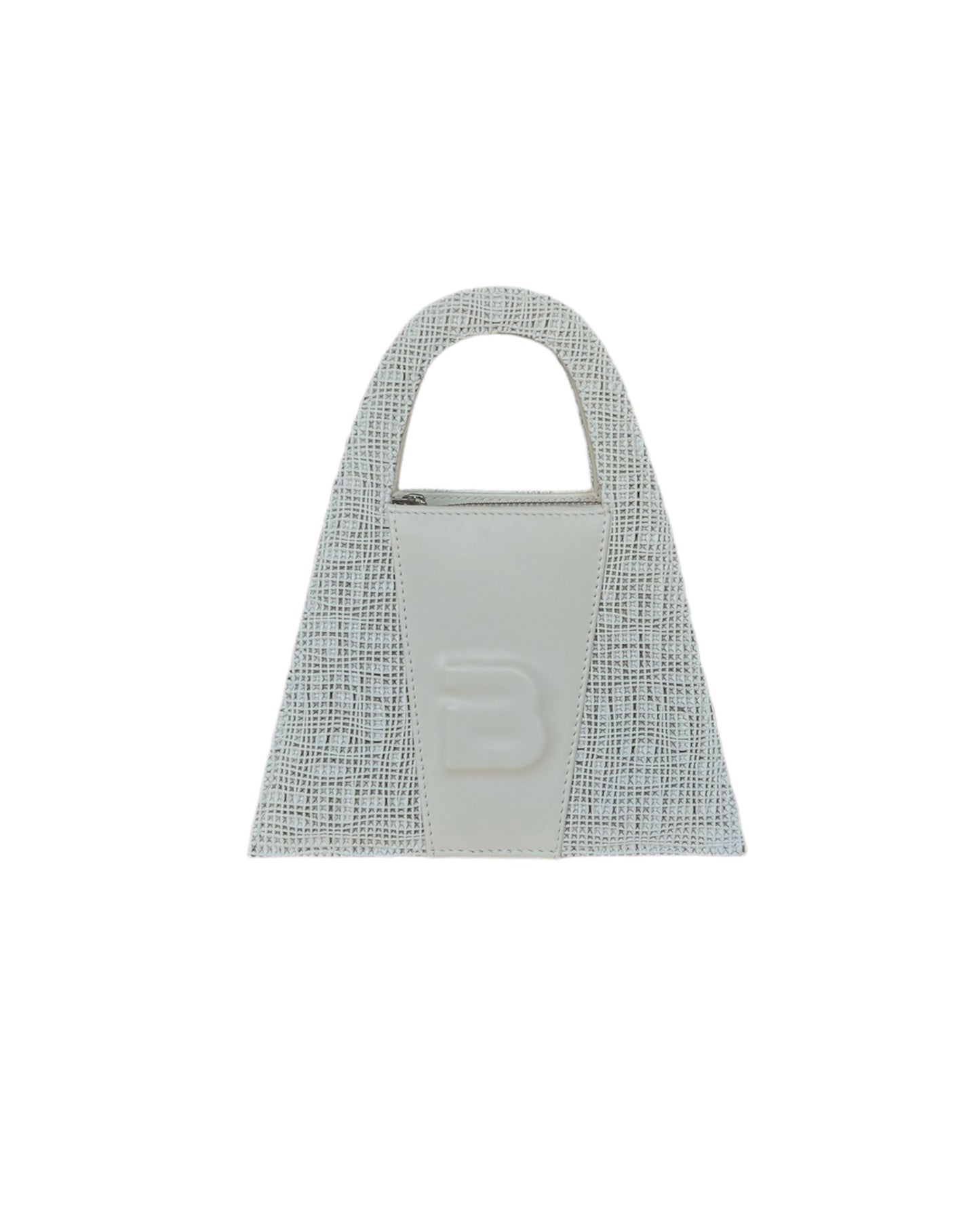 Spiderweb Dirty White Leather Minnie Lock Bag -LIMITED EDITION