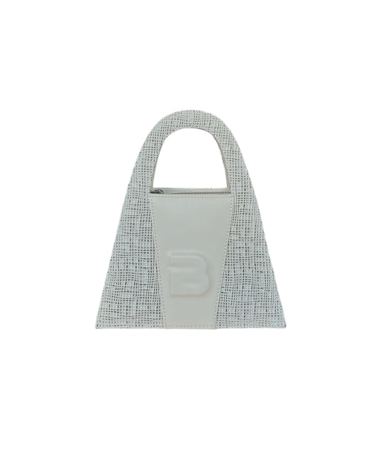 Spiderweb Dirty White Leather Minnie Lock Bag -LIMITED EDITION