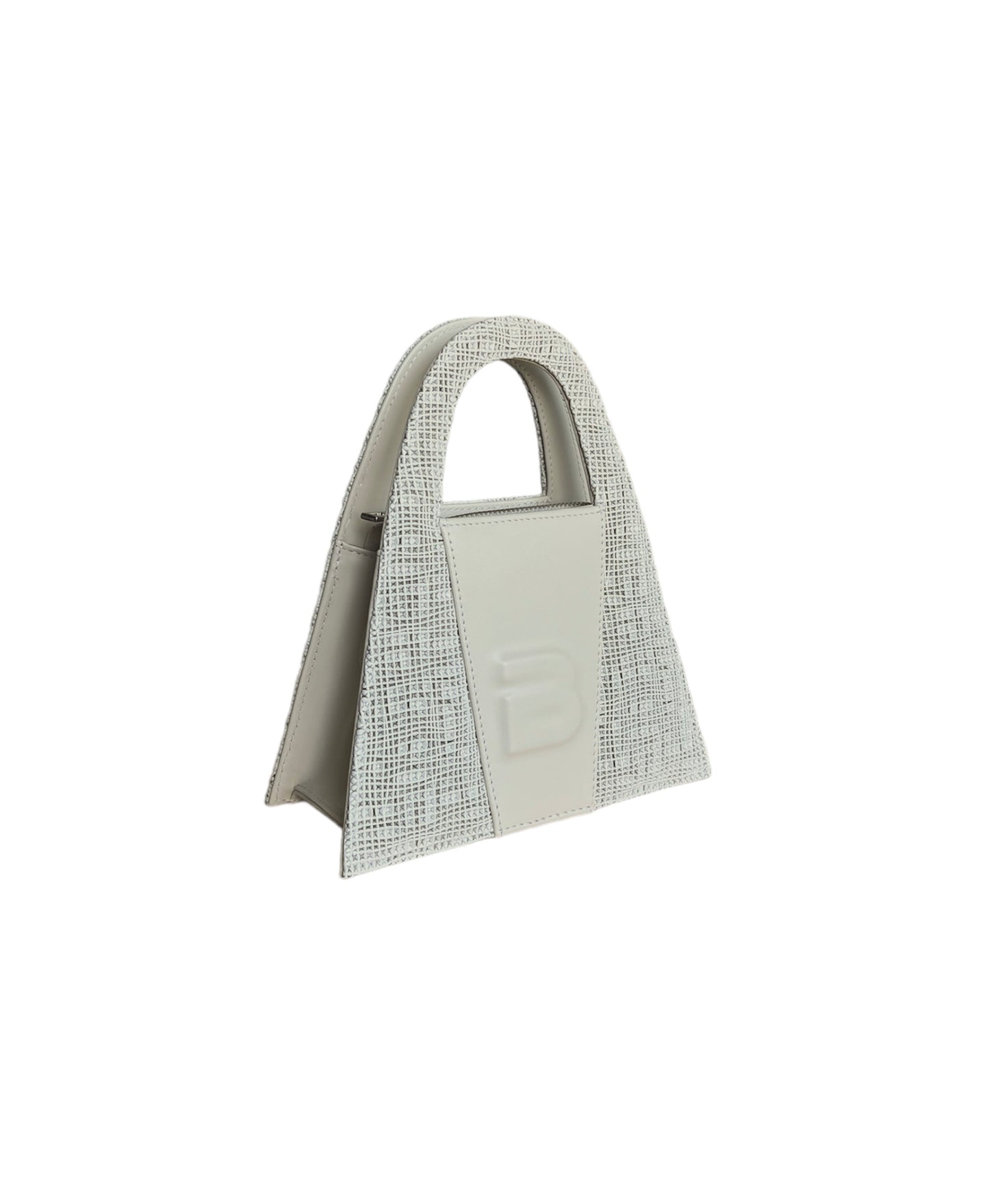 Spiderweb Dirty White Leather Minnie Lock Bag -LIMITED EDITION