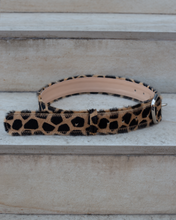 Load image into Gallery viewer, Animal Print Pony Leather Belt
