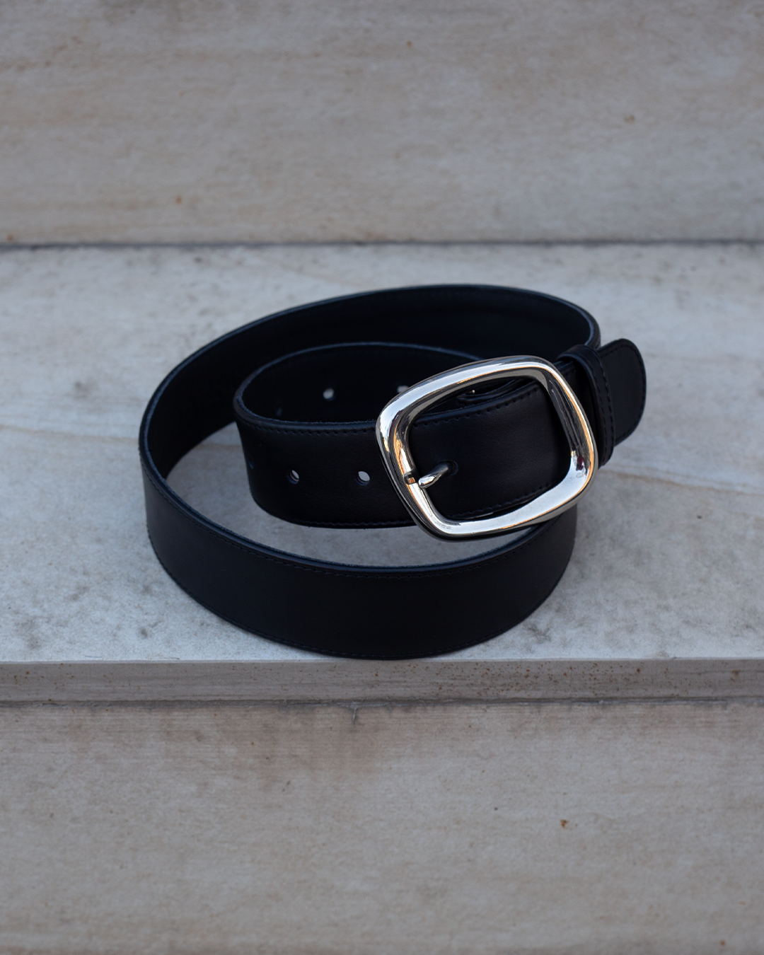 Black Leather Belt