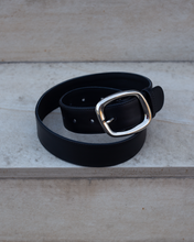 Load image into Gallery viewer, Black Leather Belt
