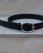 Load image into Gallery viewer, Black Leather Belt
