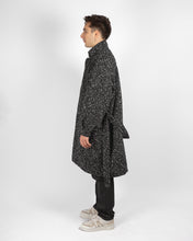 Load image into Gallery viewer, Unisex Black And White Boucle Coat
