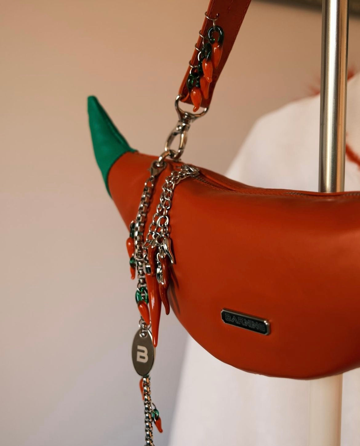 Chili Red Leather Bag
