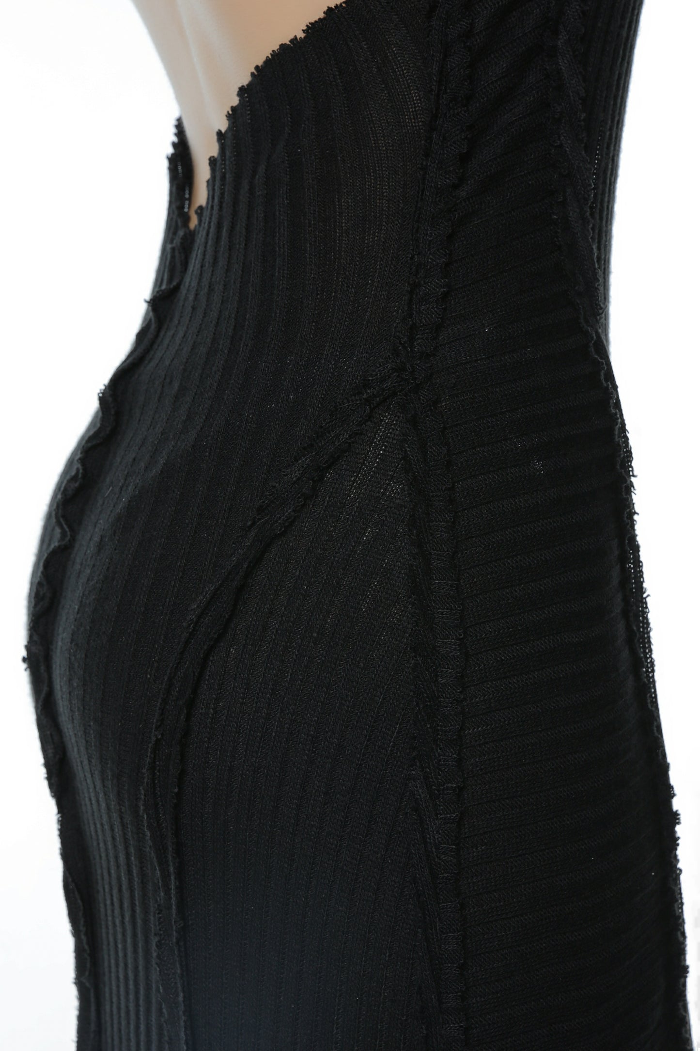Barning Black Rib Dress