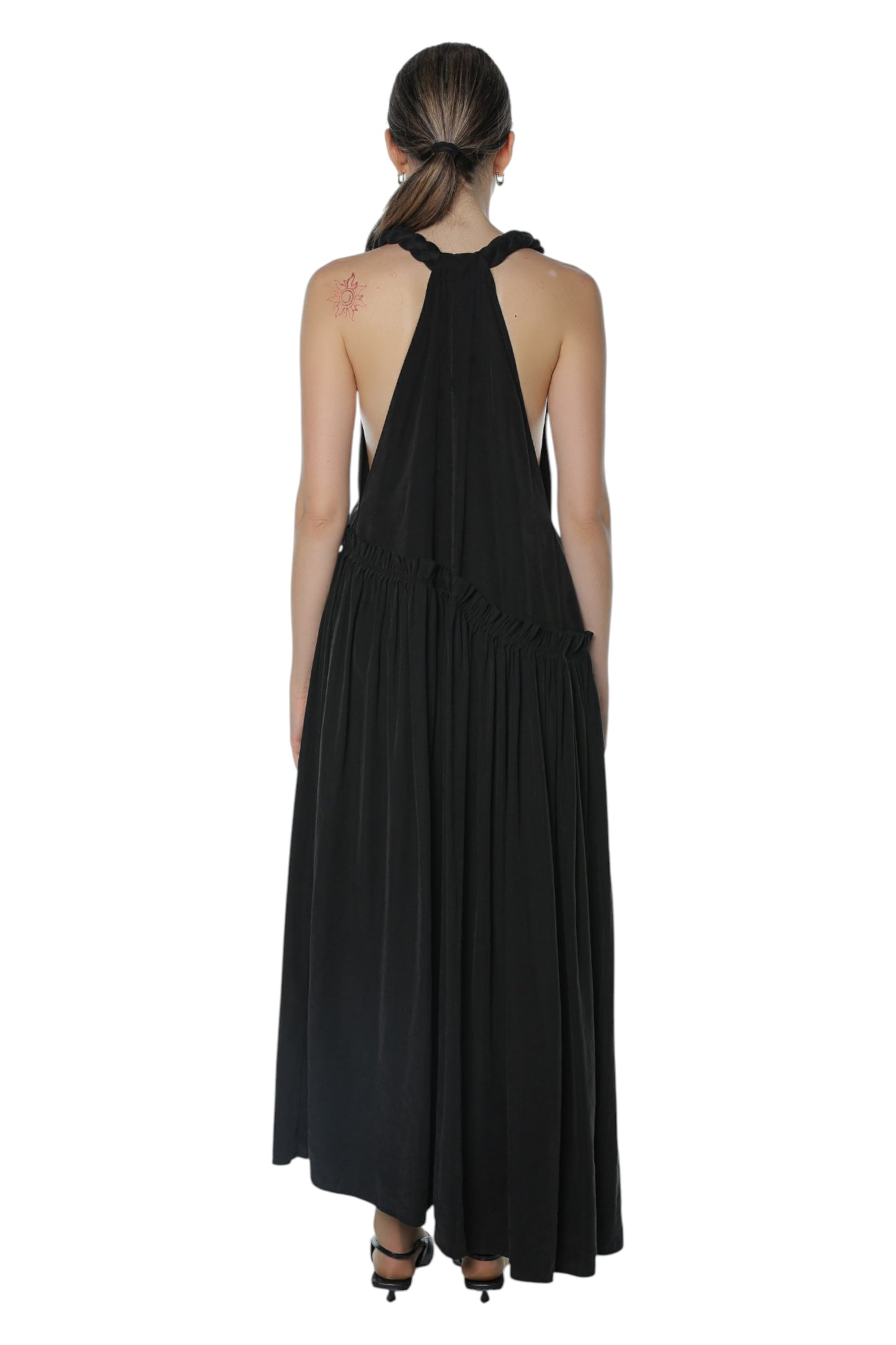 Barning Braided Dress On Black