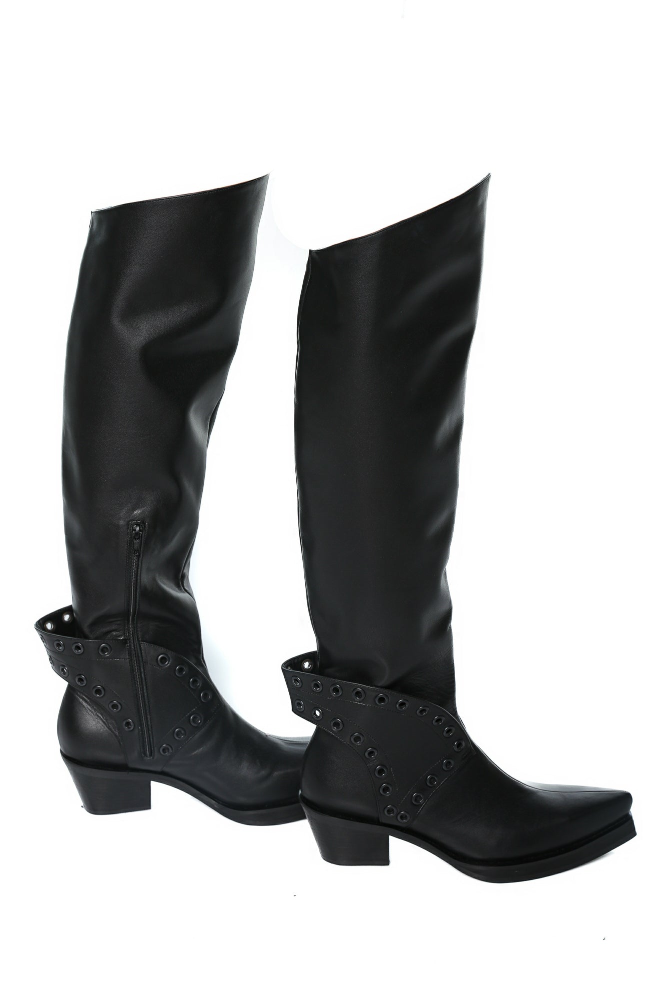Barning Overlay Long Rodeo Leather Boots