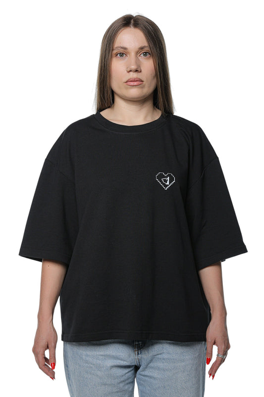 Berg Audio Box Logo UNISEX Love Black Tshirt