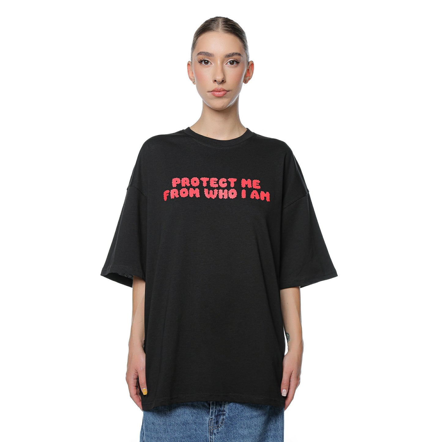 Tricou Unisex Oversized Negru