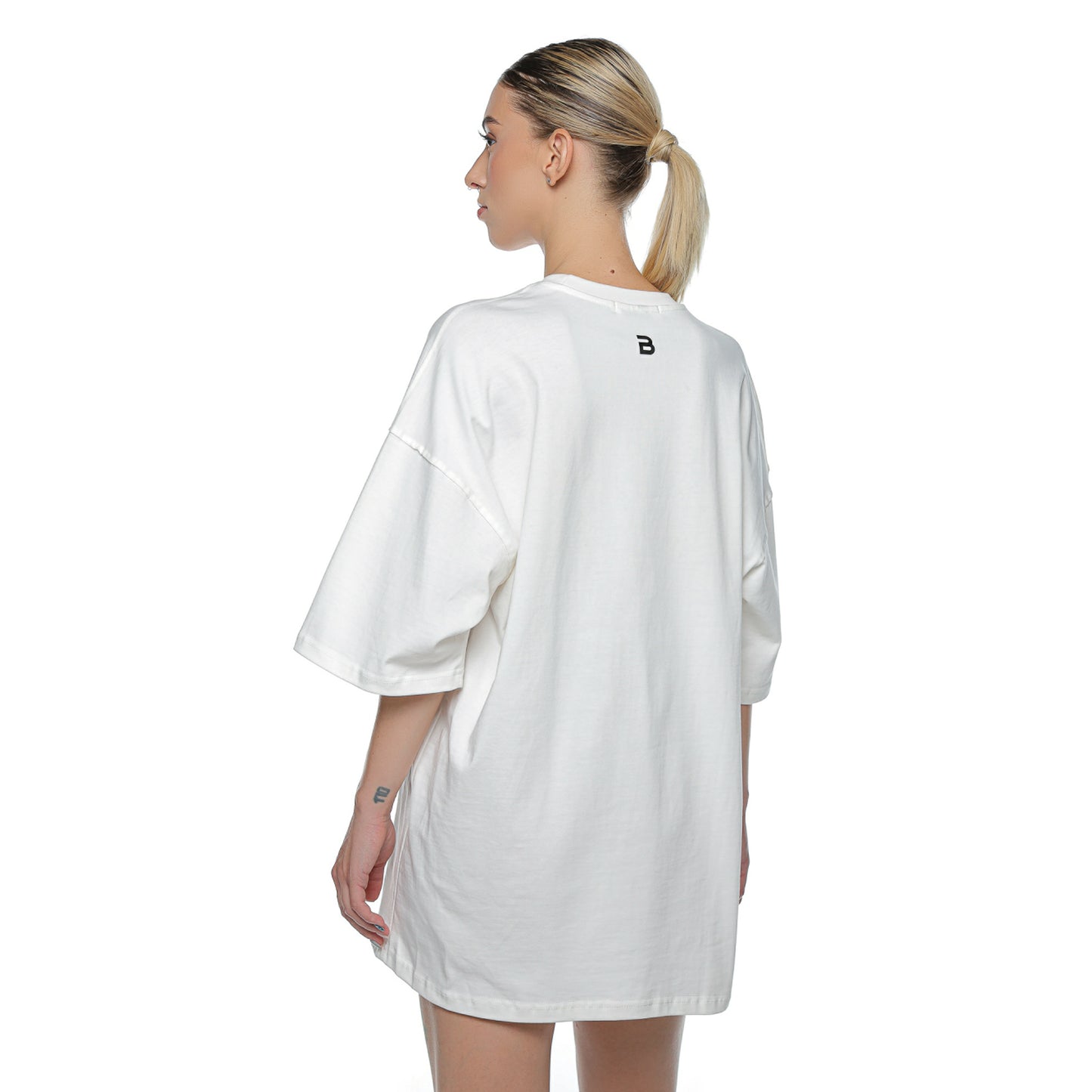 Tricou Unisex Oversized Off White