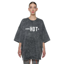 Load image into Gallery viewer, Tricou Unisex Gri Oversized Cu Print
