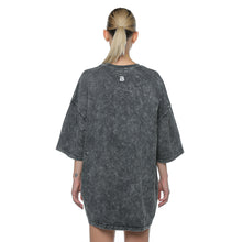 Load image into Gallery viewer, Tricou Unisex Gri Oversized Cu Print
