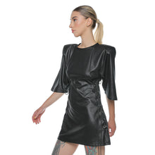 Load image into Gallery viewer, Hibrid Tshirt Dress With Padded Shoulders
