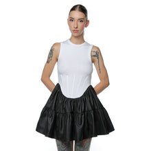 Load image into Gallery viewer, Rochiță Albă Valentine Cu Detalii De Corset
