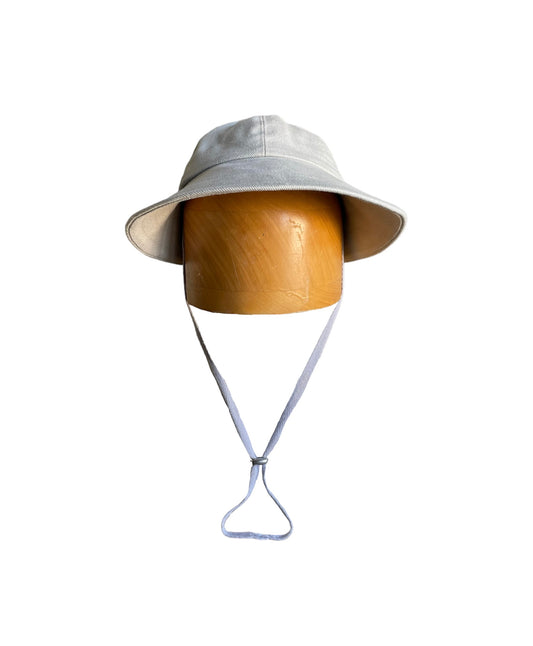 Gray Cotton Bucket Hat