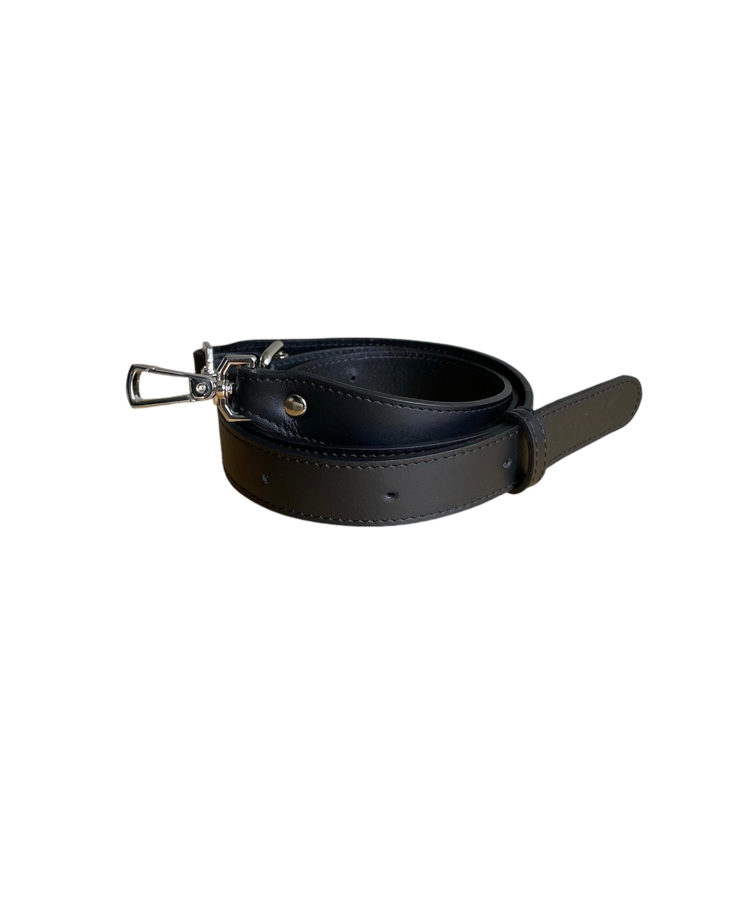Cyberpunk Black Leather Minnie Lock Bag - LIMITED EDITION