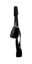 Load image into Gallery viewer, Genuine Leather Black &amp; White Moon Bag
