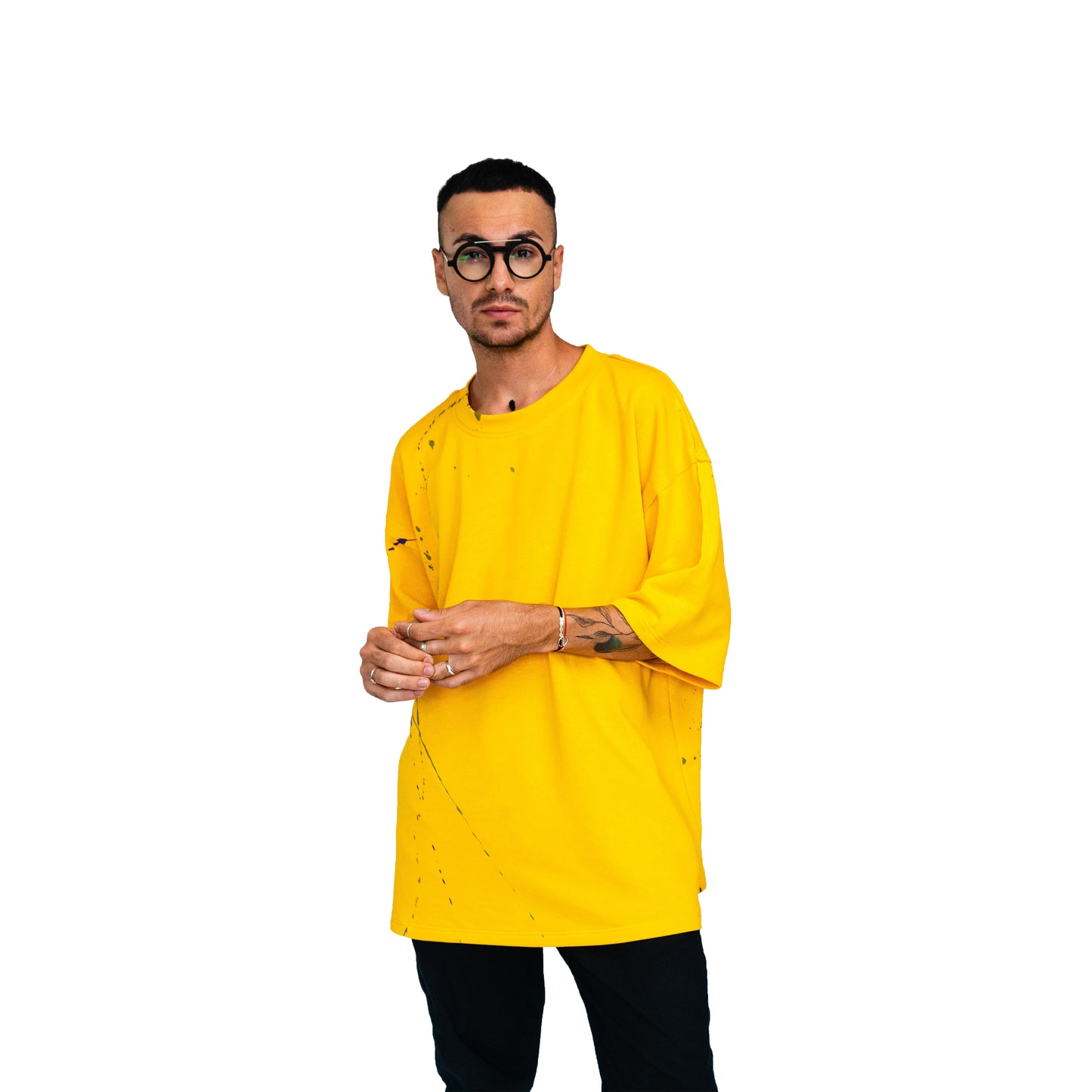 Unisex Yellow -painted- T-Shirt