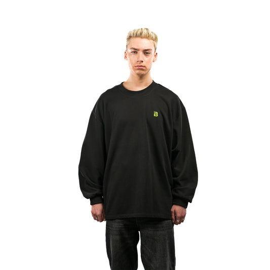 Oversized Unisex Printed Cotton Sweater