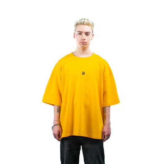Yellow Cotton Unisex T-shirt