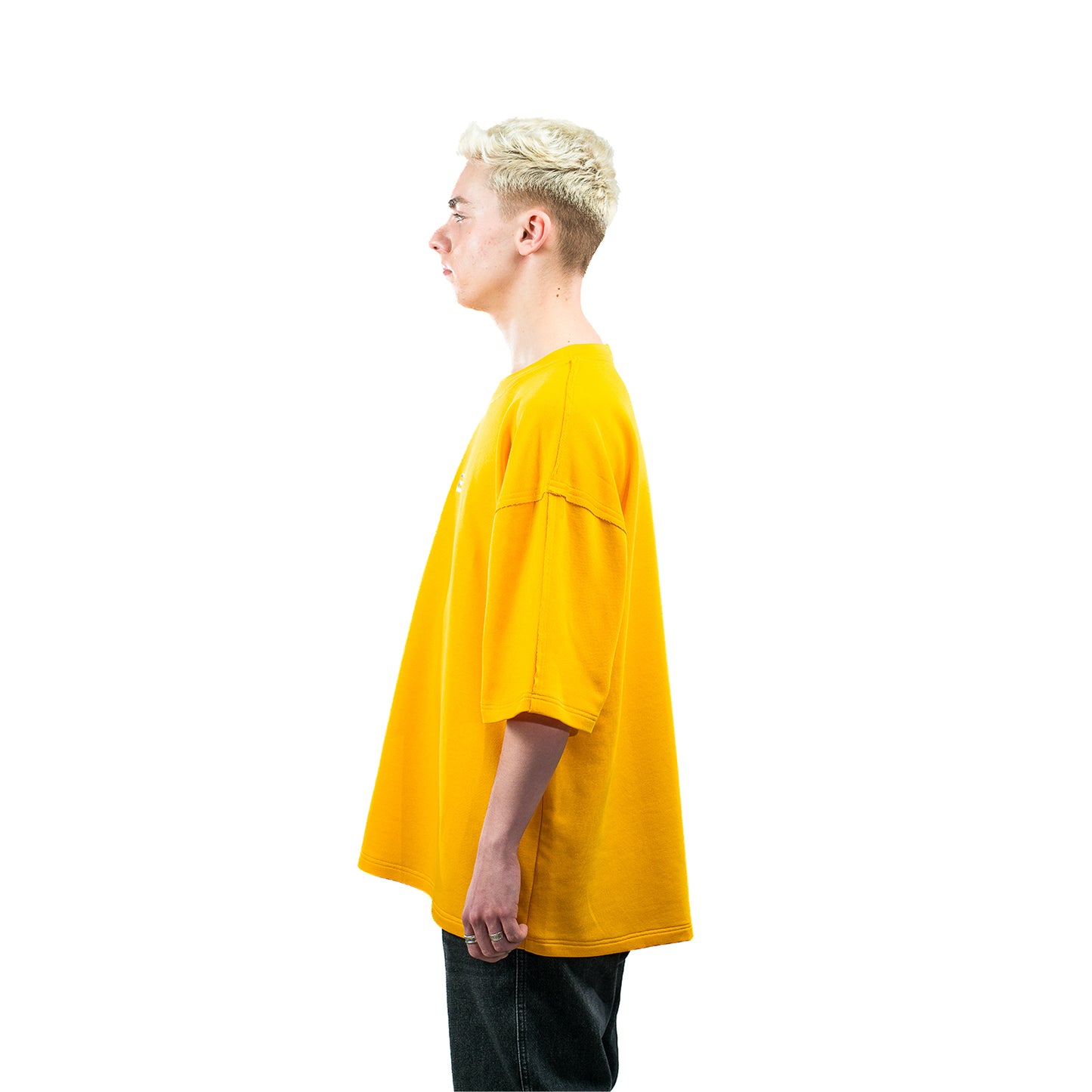 Yellow Cotton Unisex T-shirt