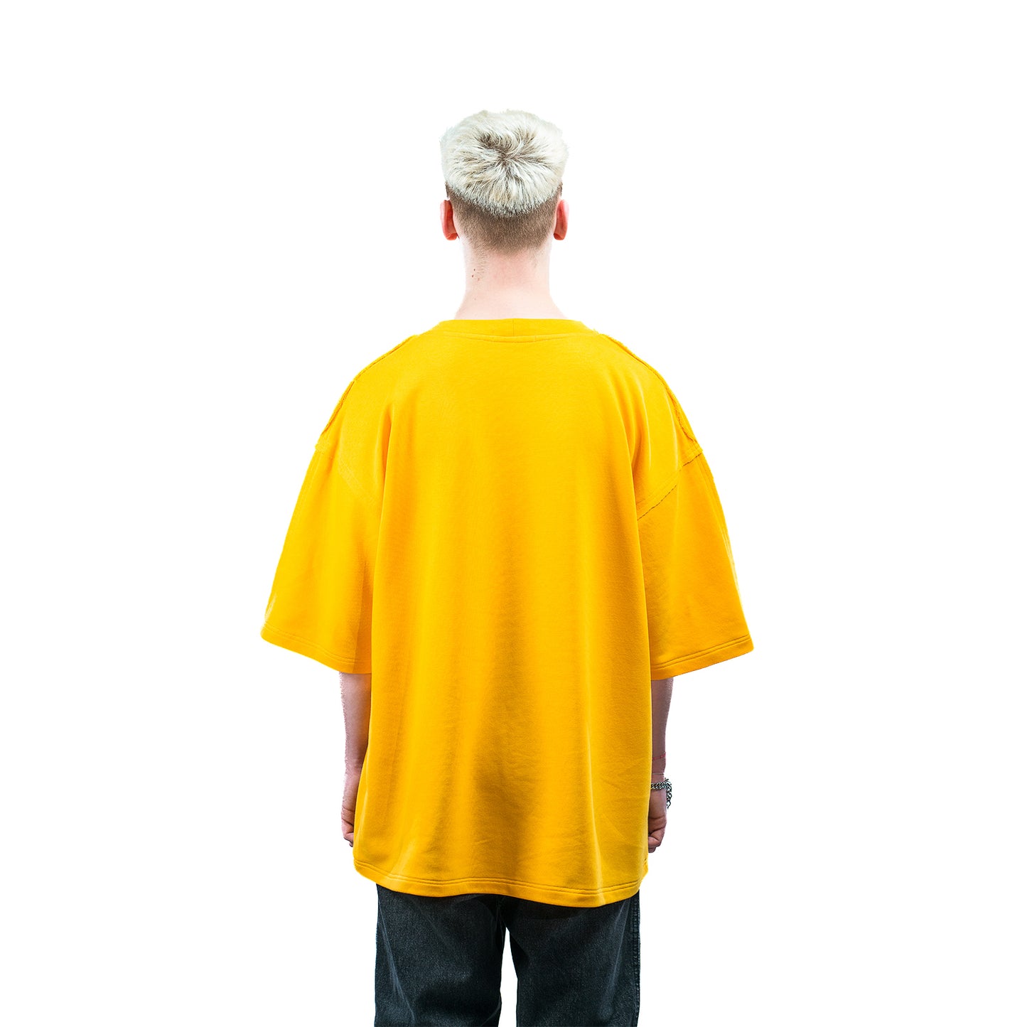 Yellow Cotton Unisex T-shirt