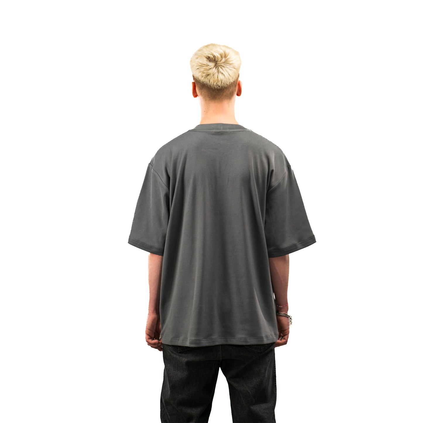 Gray Cotton Unisex T-shirt