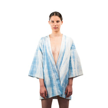 Load image into Gallery viewer, Tie Dyed Blue Unisex Kimono
