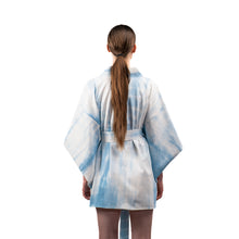 Load image into Gallery viewer, Tie Dyed Blue Unisex Kimono
