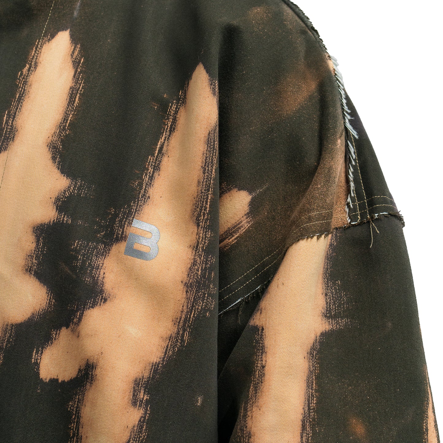 Cotton Tie Dyed Oversized Trench