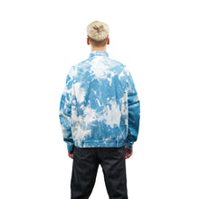 Load image into Gallery viewer, Tie Dyed Denim Bomber Jacket
