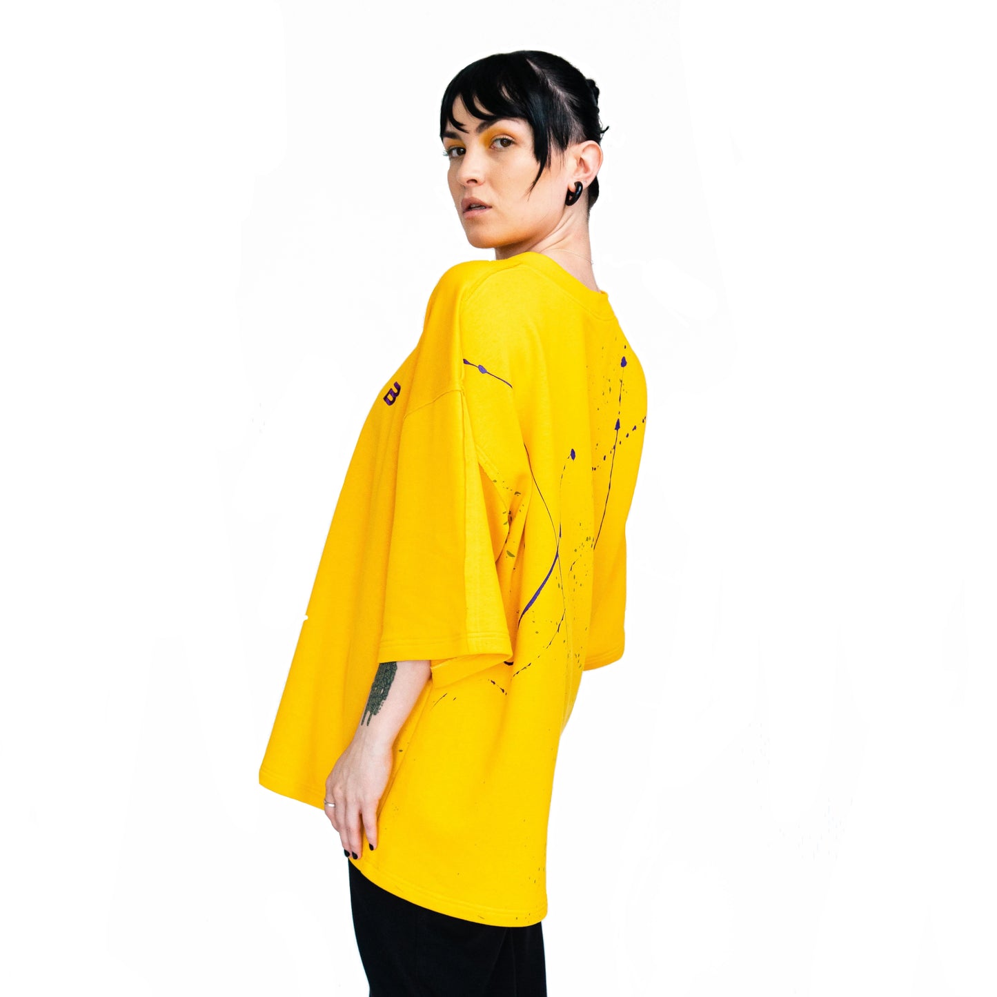 Unisex Yellow -painted- T-Shirt