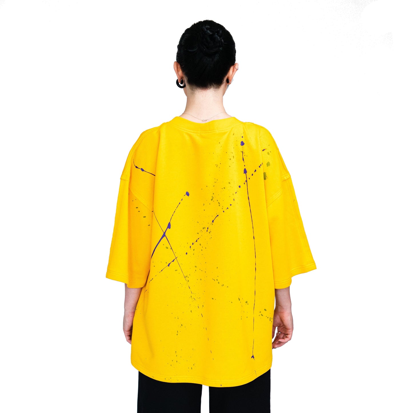 Unisex Yellow -painted- T-Shirt