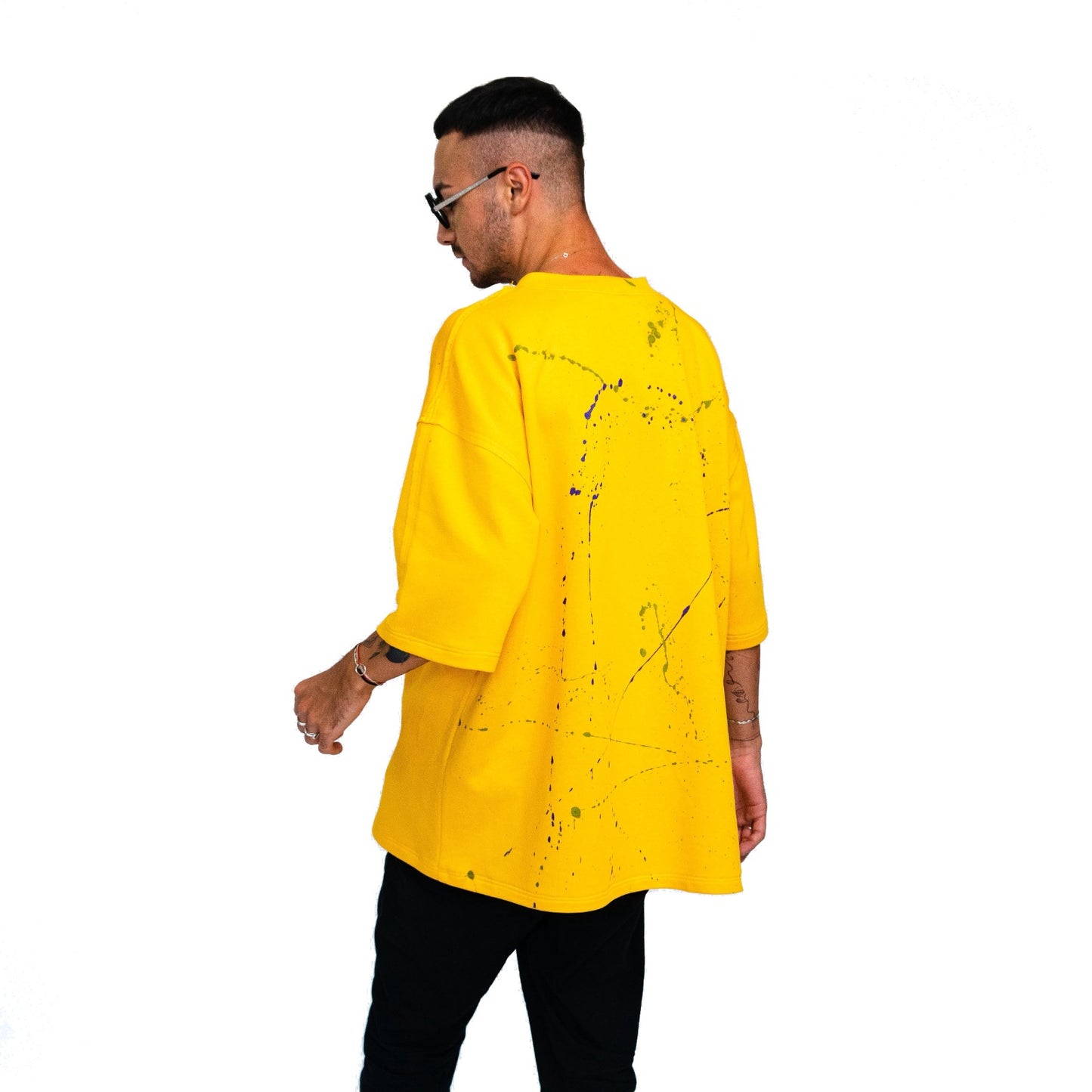 Unisex Yellow -painted- T-Shirt