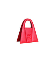 Load image into Gallery viewer, Red Leather Minnie Lock Bag
