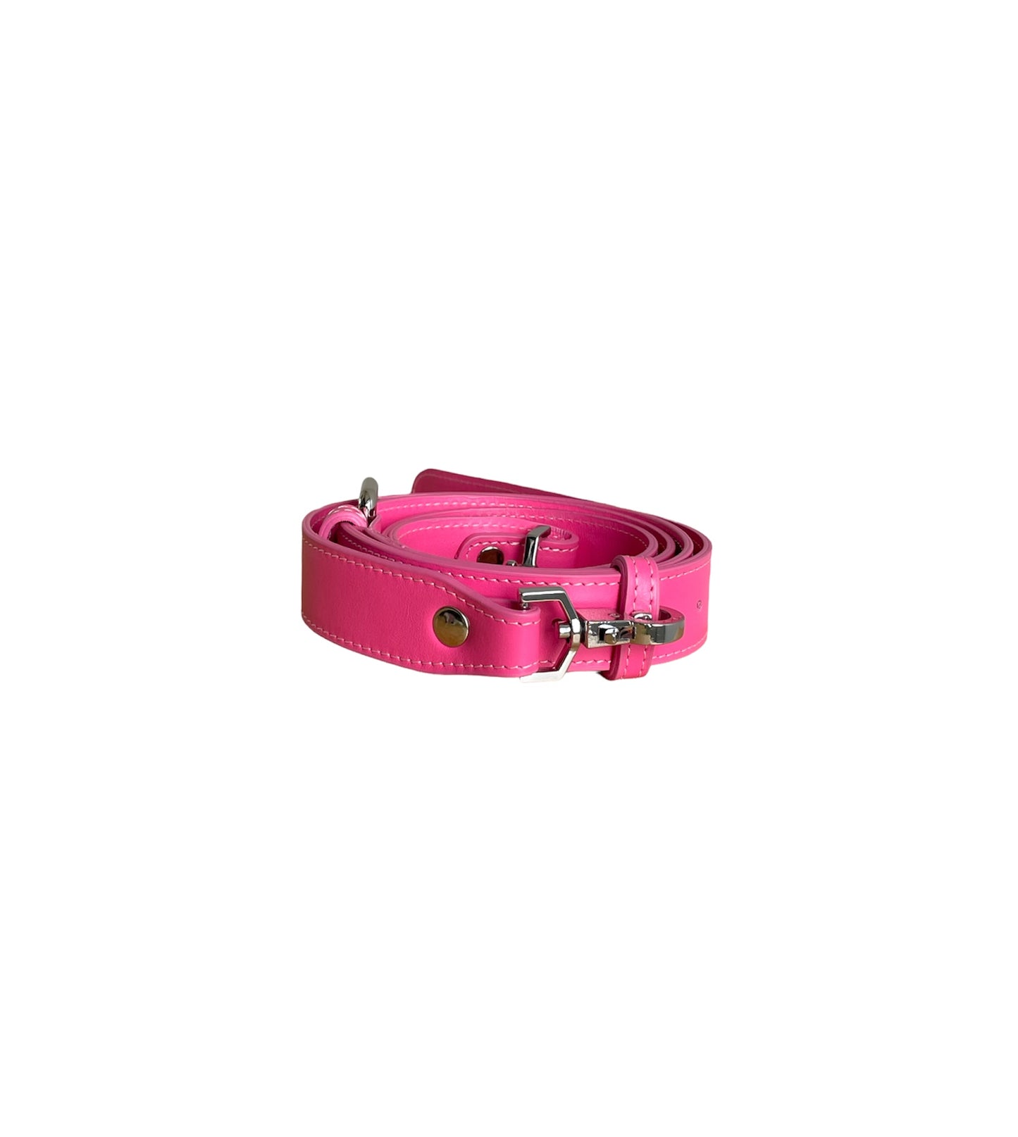 Pink Leather Minnie Lock Bag