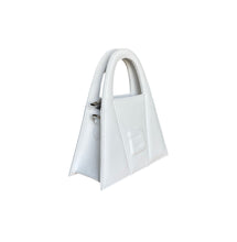 Load image into Gallery viewer, Bright White Leather Minnie Lock Bag
