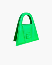 Load image into Gallery viewer, Lime Green Leather Minie Lock Bag
