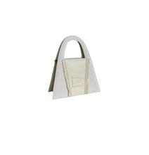 Load image into Gallery viewer, Dirty White Denim &amp; Leather Minnie Lock Bag
