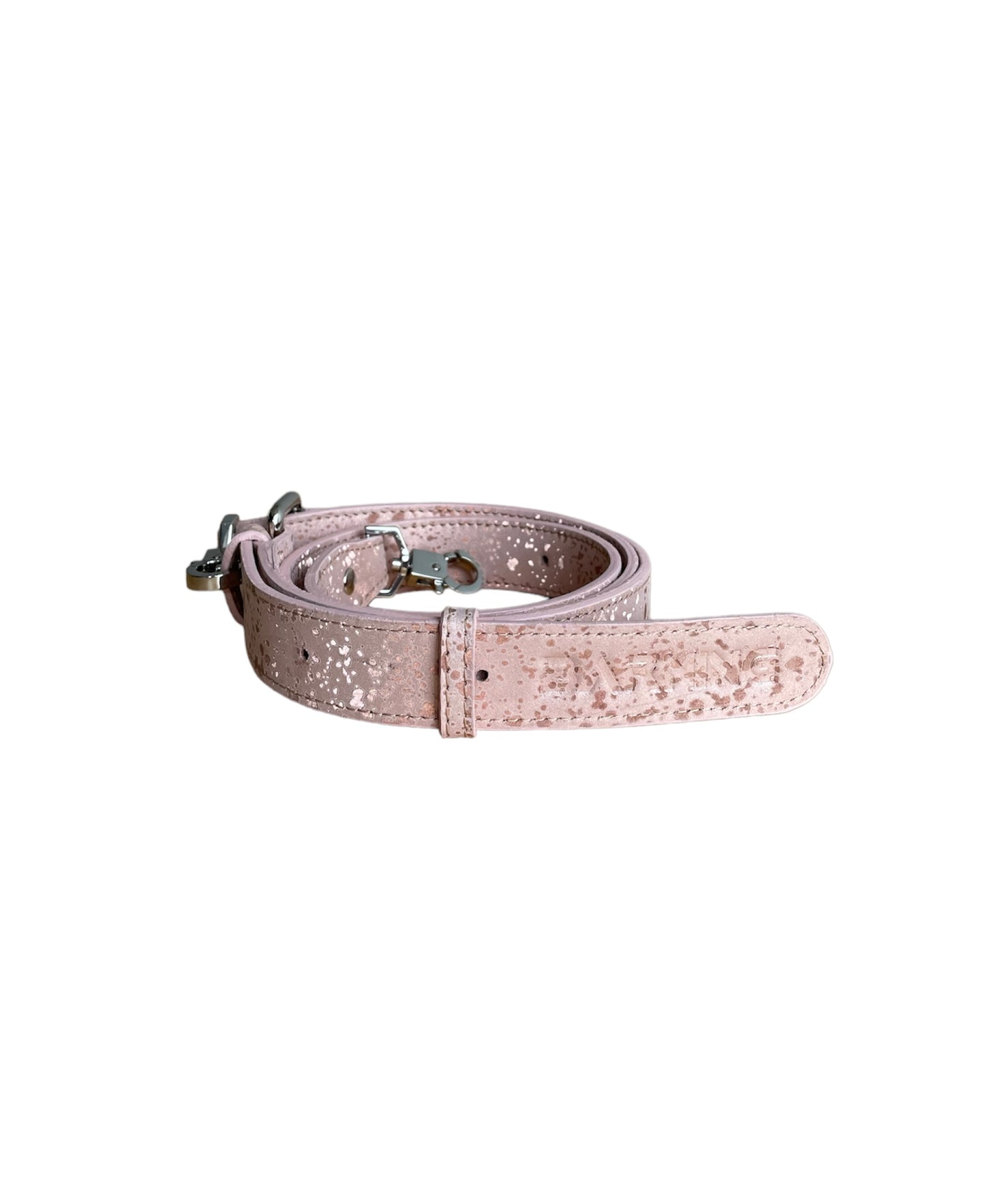 Champagne Pink Leather With Shiny Particles Minnie Lock Bag - LIMITED EDITION
