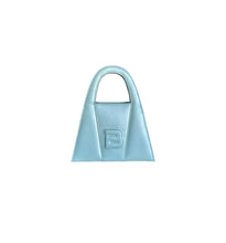 Load image into Gallery viewer, Pearled Baby Blue Leather Minnie Lock Bag

